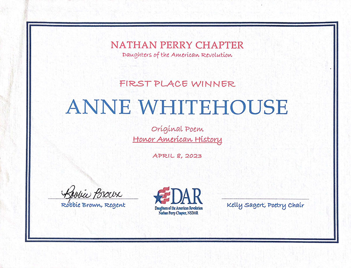 Nathan Perry DAR Award