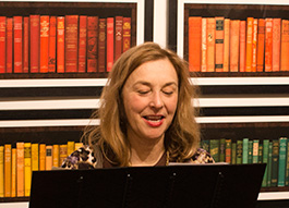 Anne Whitehouse reading at Rebecca Hossack Gallery